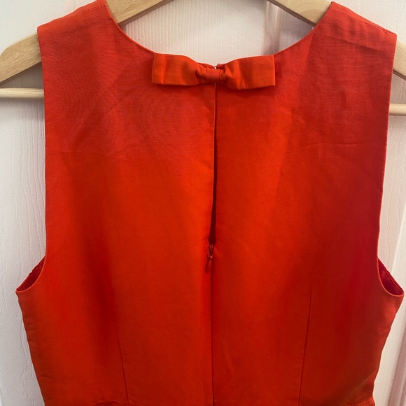 J Crew Red Cute Teacher Dress - Picture 6 of 7